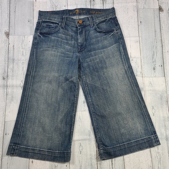 7 For All Mankind Capris Jeans - Picture 1 of 5